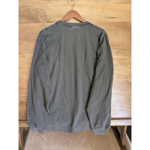 Carhartt Shirt Mens Large Graphite Garment Dyed Long Sleeve Vista-T 1030779 NWT - Picture 2 of 5